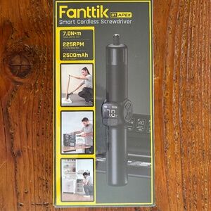 NWT Fanttik Screwdriver, Smart and Cordless S1 Apex